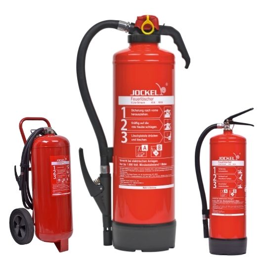 fl_jockel_website Unterschiedliche Typen von Feuerlöschern