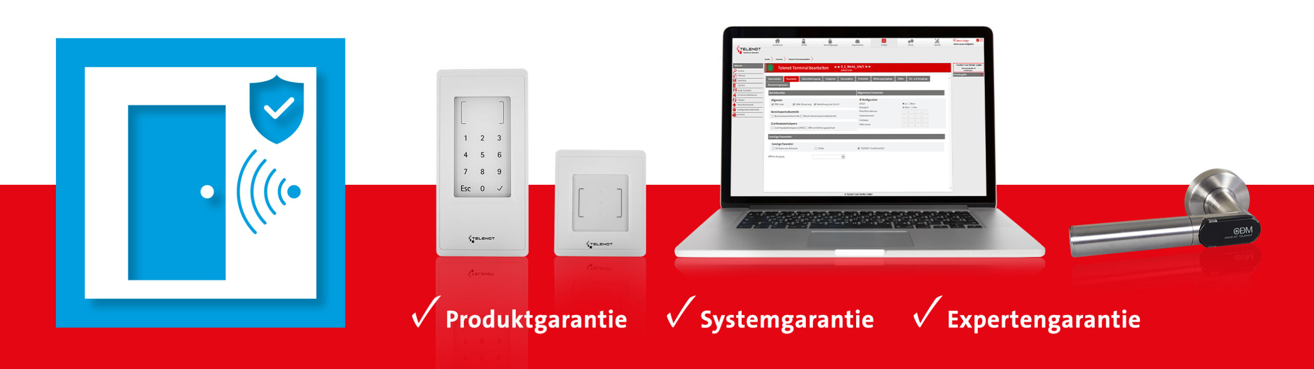 Bildleiste_Zutrittskontrolltechnik Zutrittskontrollsysteme: Bildleiste TELENOT